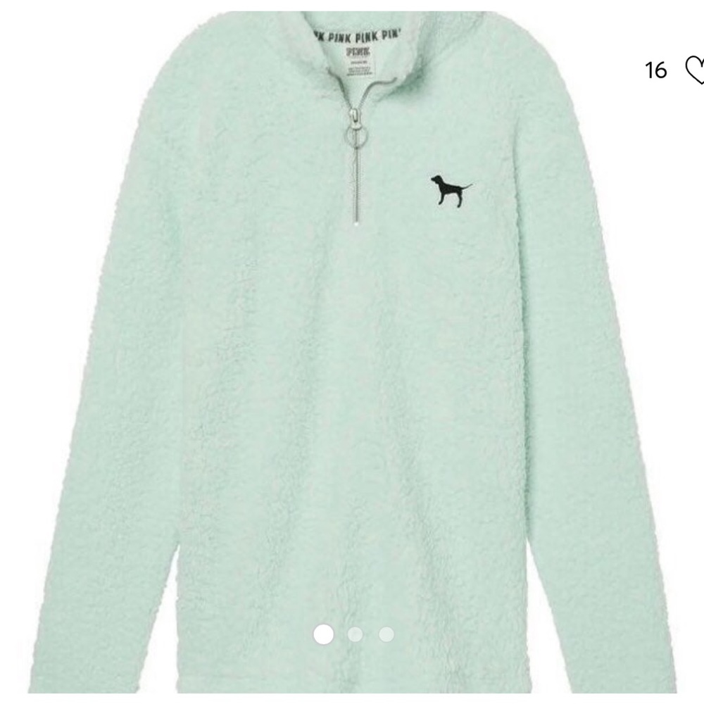 Vs Pink mint green sherpa